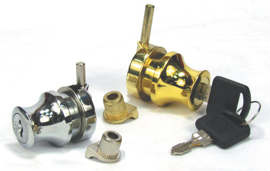 Armstrong Armstrong Lock Glass Sliding Door Lock 420 Stainless Steel/Glass Security Lock Hardware